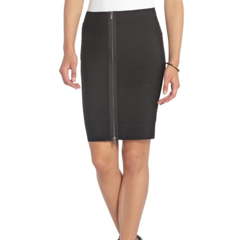 Bcbgmaxazria Josey Skirt‎ Bandage Skirt Black Medium